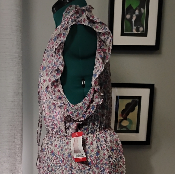 BB Dakota Steve Madden Ditsy Maxi Dress, Sz XL - Picture 7 of 12